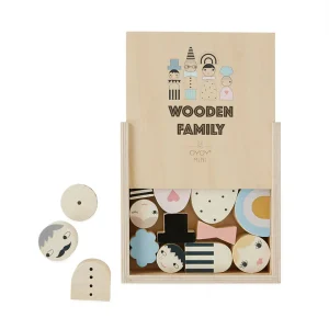 Wooden Family Bricks