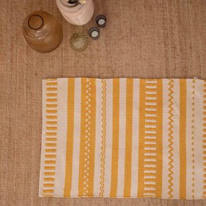 Alfombra Algodón Leito Mostaza