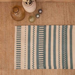 Alfombra Algodón Leito Verde Menta