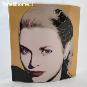Vaso Rosenthal Andy Warhol – Grace Kelly in 2 lati diversi20x19,5×7,5 porcellana