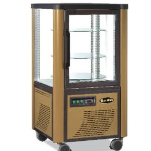 Vetrina lt 230 tn ripiani circolari