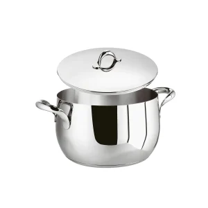 Sambonet Casseruola alta Kikka con coperchio ⌀16 acciaio inox L.2,3 induzione