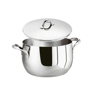 Sambonet Casseruola alta Kikka con coperchio ⌀20 acciaio inox L.3,8 induzione