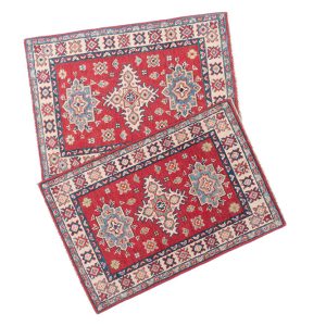 Coppia di Tappeti afgani Kazak 90X60