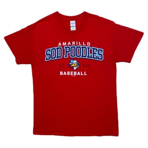 T-shirt Baseball "Amarillo Sod Poodles" - Medium