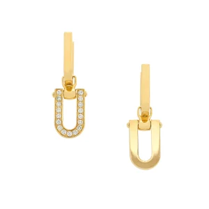 Orecchini Legami con Pavé di Diamanti