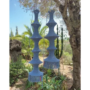 Fishermanslamp 6-rings Blue Grey