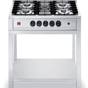 Fornellone 5 fuochi con tavolo incorporato