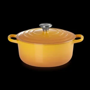 Cocotte Rotonda Evolution – Ghisa Vetrificata Giallo Nectar