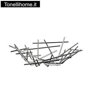 BLOW UP Cestino, Alessi, Fratelli Campana, acciaio inox, 33 x 10