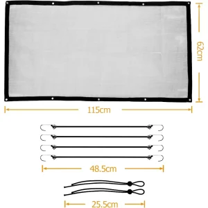 Rete Divisoria Nera per Auto in PVC per Cani e Gatti