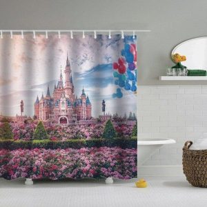 Tenda da doccia castello delle fiabe
