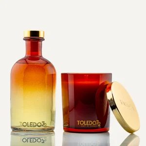 SET CANDELA DIFFUSORE TONKA AURA